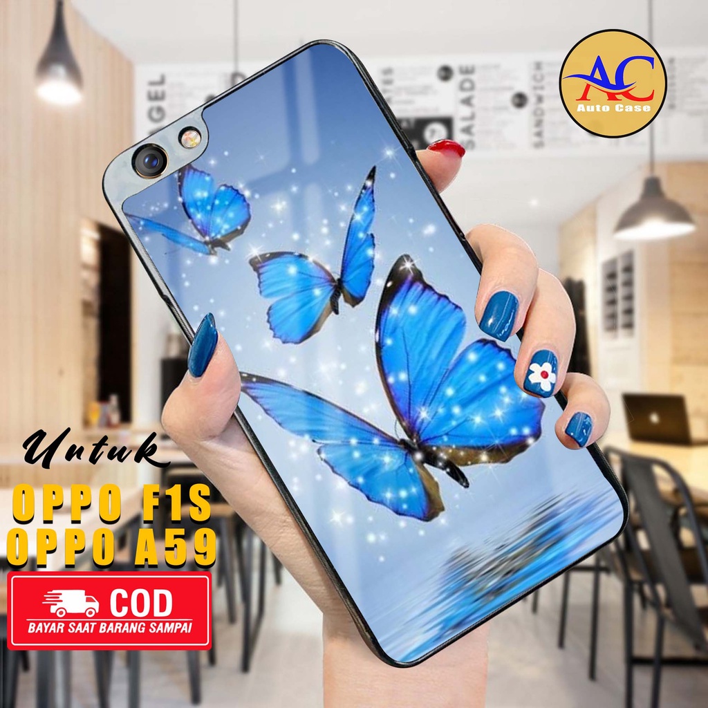 Case OPPO F1S OPPO A59 Terbaru - Auto Case [ BTFLY1 ] Kesing OPPO F1S OPPO A59  - Case Hp - Casing H