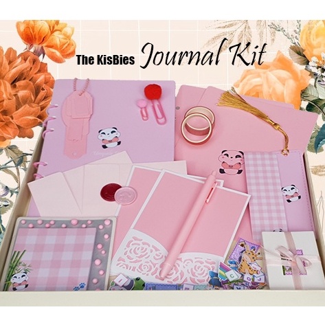 

Journal Kit KisBies Edition / Jurnal Binder Set Hadiah Ulang Tahun / Kado Hampers
