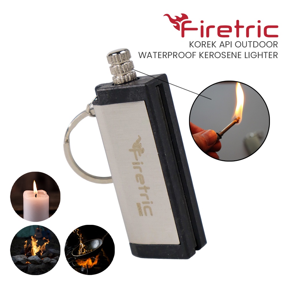 Outdoor Waterproof OMLL24SV Kerosene Lighter - Silver