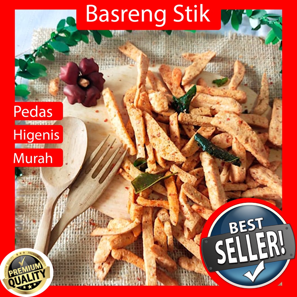 

Basreng ikan rasa pedas gurih basgor stik asin baso goreng daun jeruk murah enak mantap stick snack makanan ringan khas bandung isi 250 gram snak cemilan rumah cocok untuk remaja dewasa bisa cod bayar di tempat