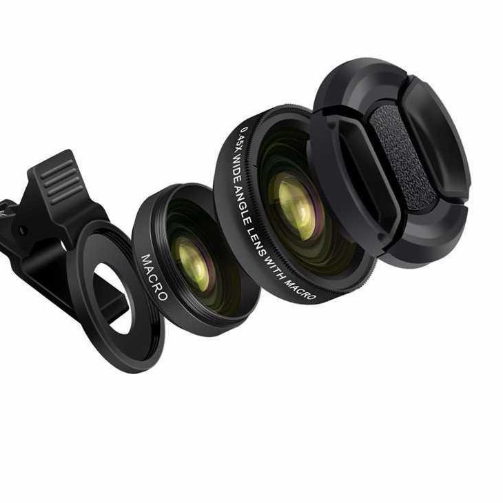 Super deal--Lensa HP Super Wide Angle + Macro Universal Lensa HP Macro Wide