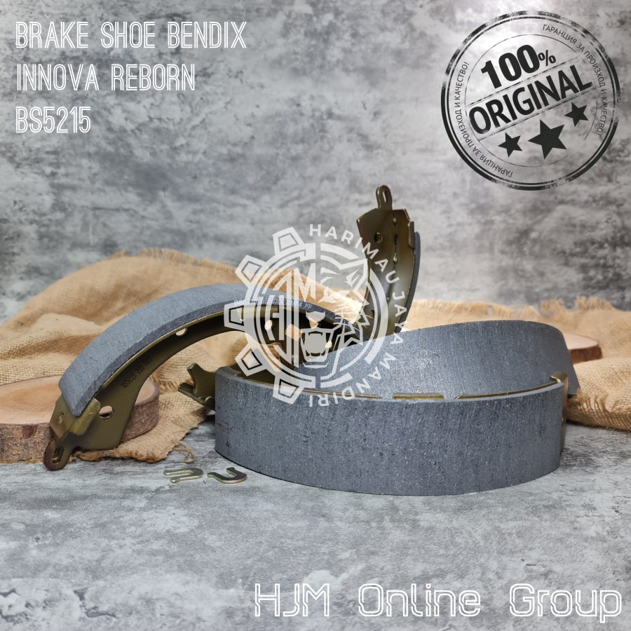 BRAKE SHOE - KAMPAS REM BELAKANG INNOVA REBORN (BENDIX) BS-5215