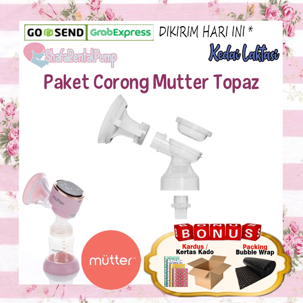 Paket Corong Mutter Topaz / Sparepart Mutter Topaz