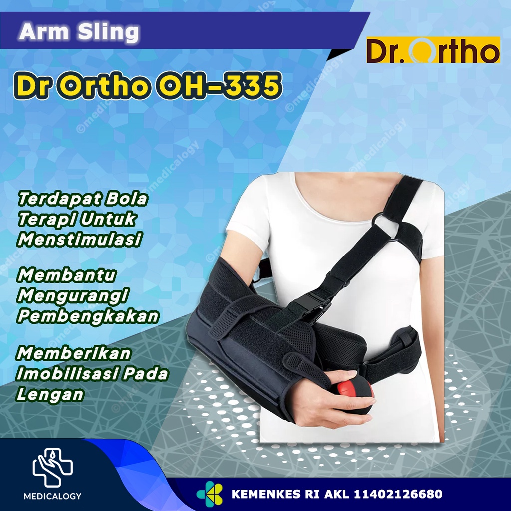Dr Ortho Abduction Arm Sling with Exercise Ball