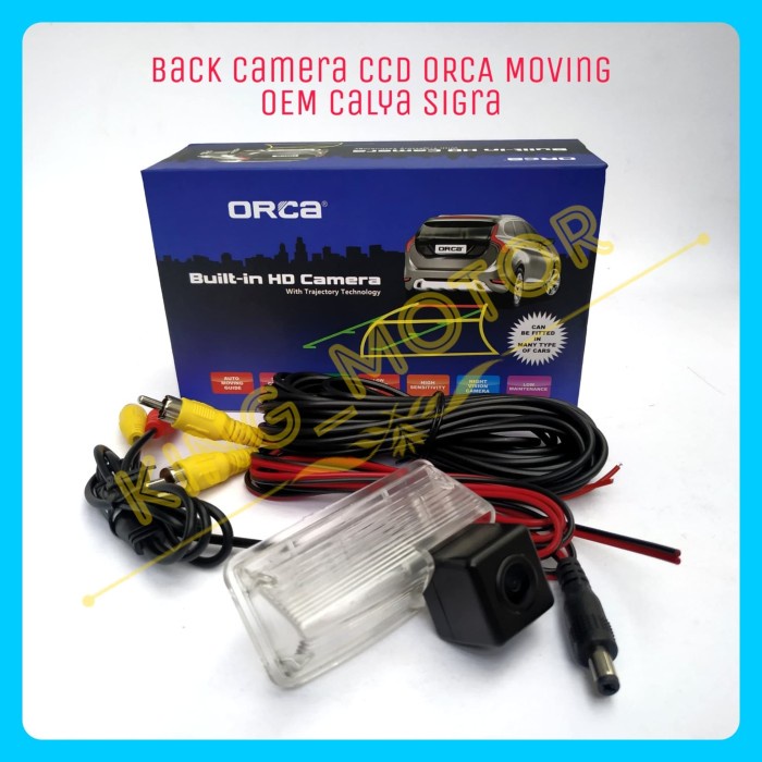 Video Tv Camera/Kamera Mundur Parkir Ccd Orca Oem Calya Sigra (Moving)
