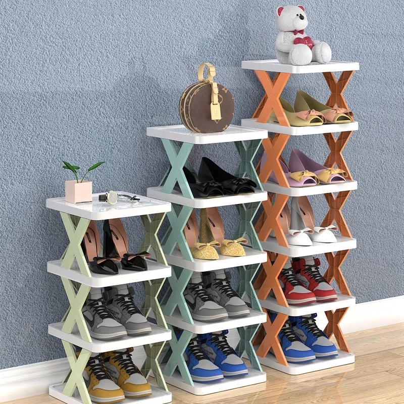 RAK SEPATU LIPAT MODEL ZIGZAG / RAK MULTIFUNGSI / TARA 3 LAYER DAN MAX 5 LAYER