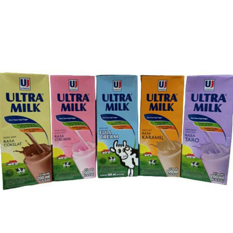 

[Promo Bundle 10k] 3pcs Susu UHT Ultra Milk 200ml