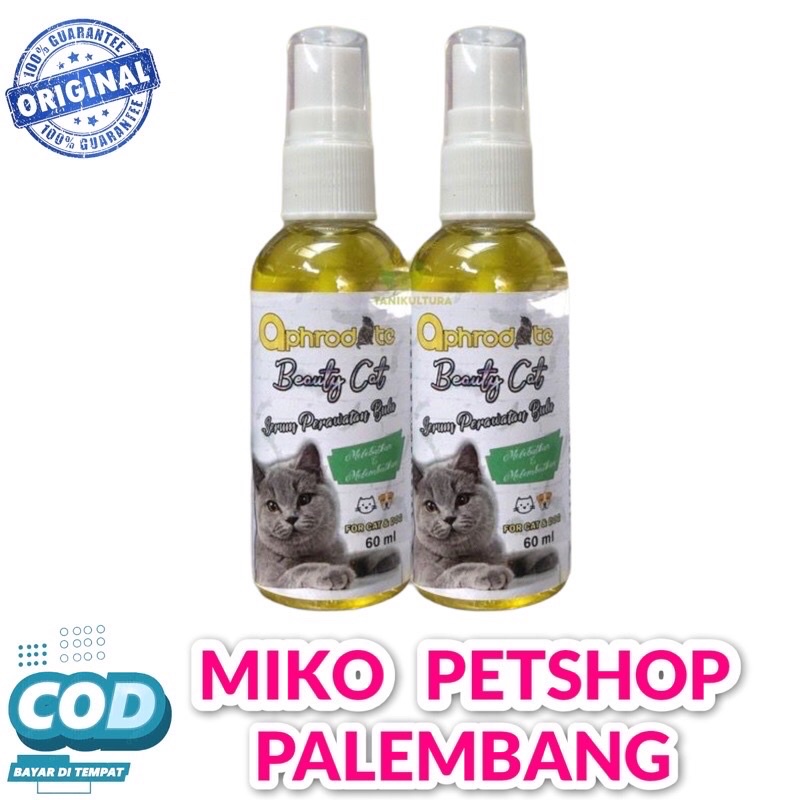 Beauty Cat Spray Obat dan Suplemen Mempercepat Penumbuhan Bulu Kucing 60ml