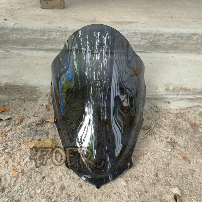 windshield / visor GSX 150 jenong / winsil GSX 150 - hitam smoke