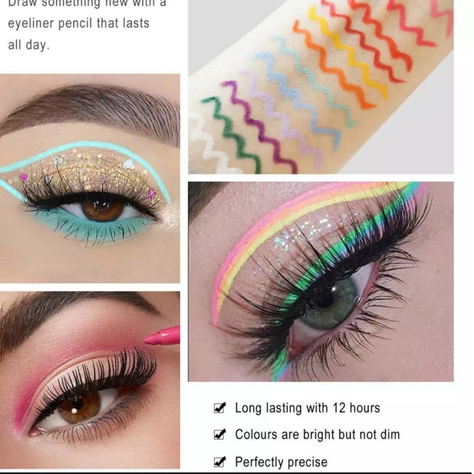 Good Order--rcsbeauty✔️ - 1pcs HANDAIYAN PENSIL handaiyan eyeliner pensil warna putih merah biru kun
