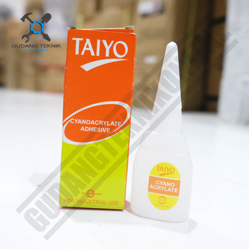 Lem Putih Mini Perekat Kuat Serbaguna TAIYO / ACRYLATE TCH 163 Super Power Glue TAIYO