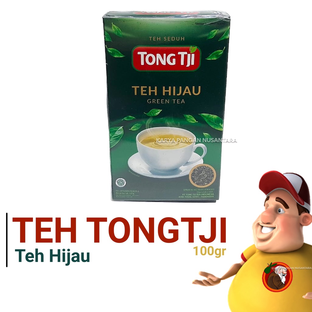 

TEH HIJAU TONG TJI GREEN TEA TONGTJI TEH HIJAU SEDUH LOOSE TEA 100GR