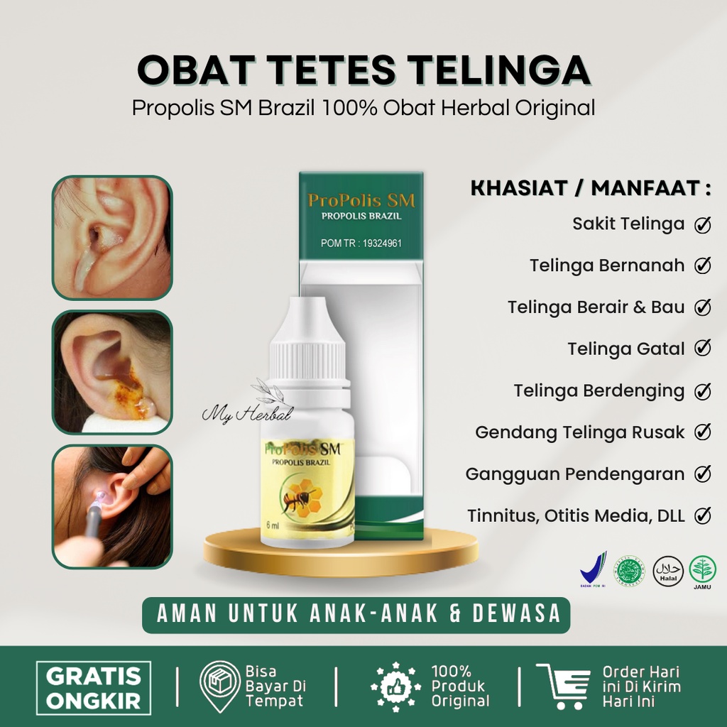 Jual Obat Telinga Tinnitus Telinga Berdenging Obat Alami Telinga