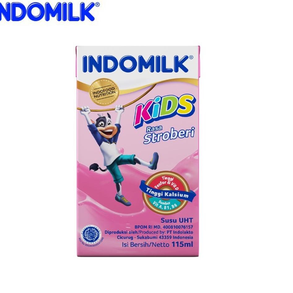 

Terlaris Today Indomilk Susu UHT Kids Strawberry 40 x 115 ml grosir