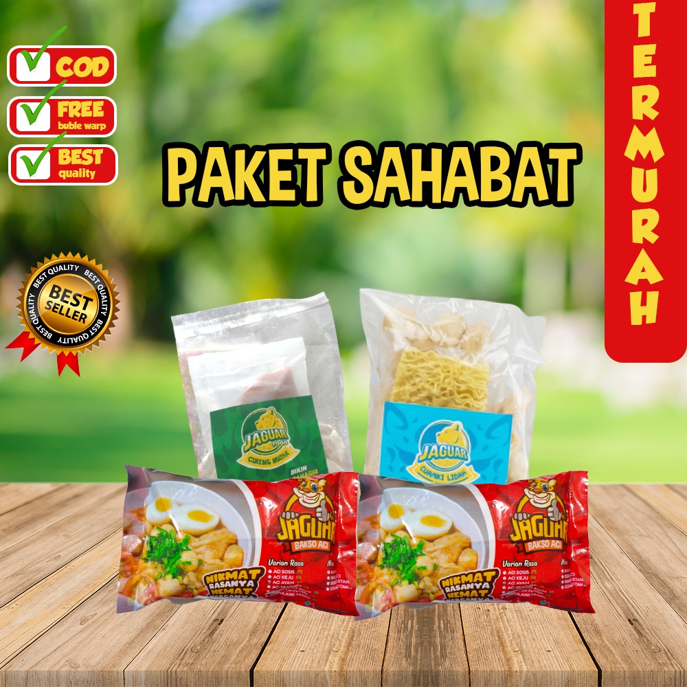 Paket Sahabat (BASO ACI, BAKSO ACI TULANG RANGU, CUANKI INSTAN, CIRENG RUJAK, SEBLAK INSTAN)