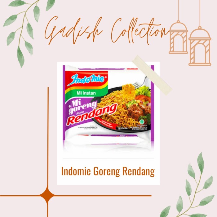 

TERLARIS Indomie Goreng Rendang