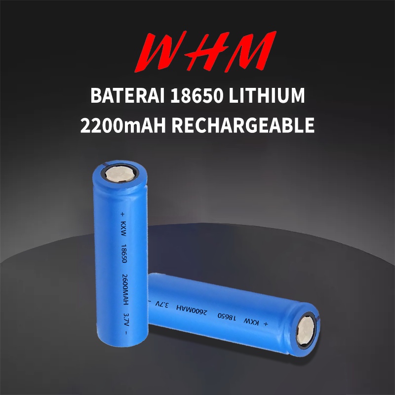 Baru Asli 18650 baterai Litium 2200mAh Baterai isi ulang /charger ulang Battery