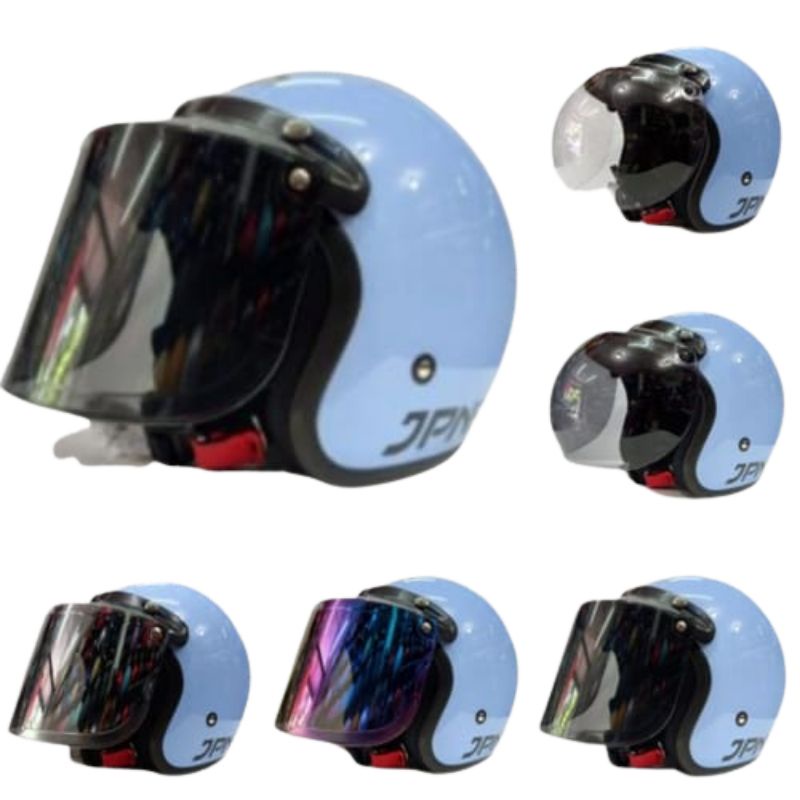 Helm Jpn Li blue capri glossy ORIGINAL ((COD))