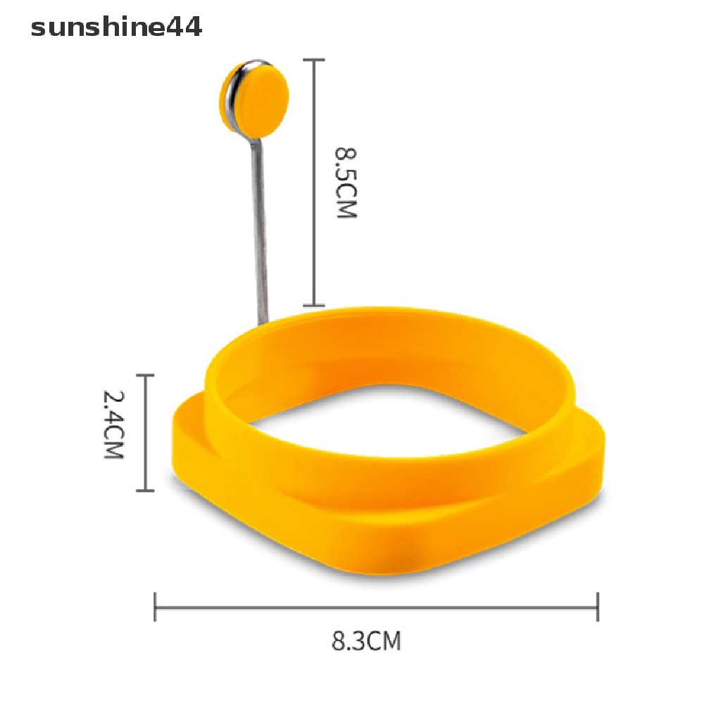 Sunshine Cetakan Pancake / Telur Bentuk Cincin Bahan Silikon