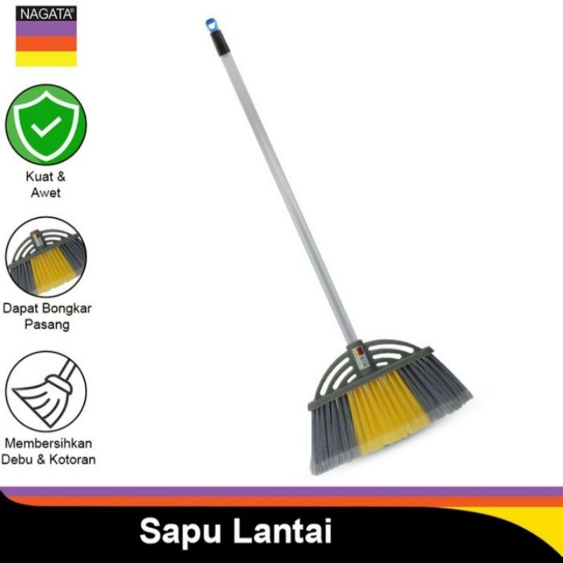 sapu lantai nagata - sapu lantai plastik - sapu qualitas terbaik