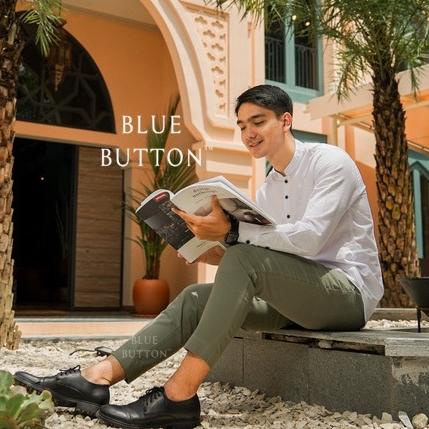 Big Sale BlueButton Smart Chino Ankle Pants Slim Fit Stretch - Celana Panjang Pria Casual Kerja Kant