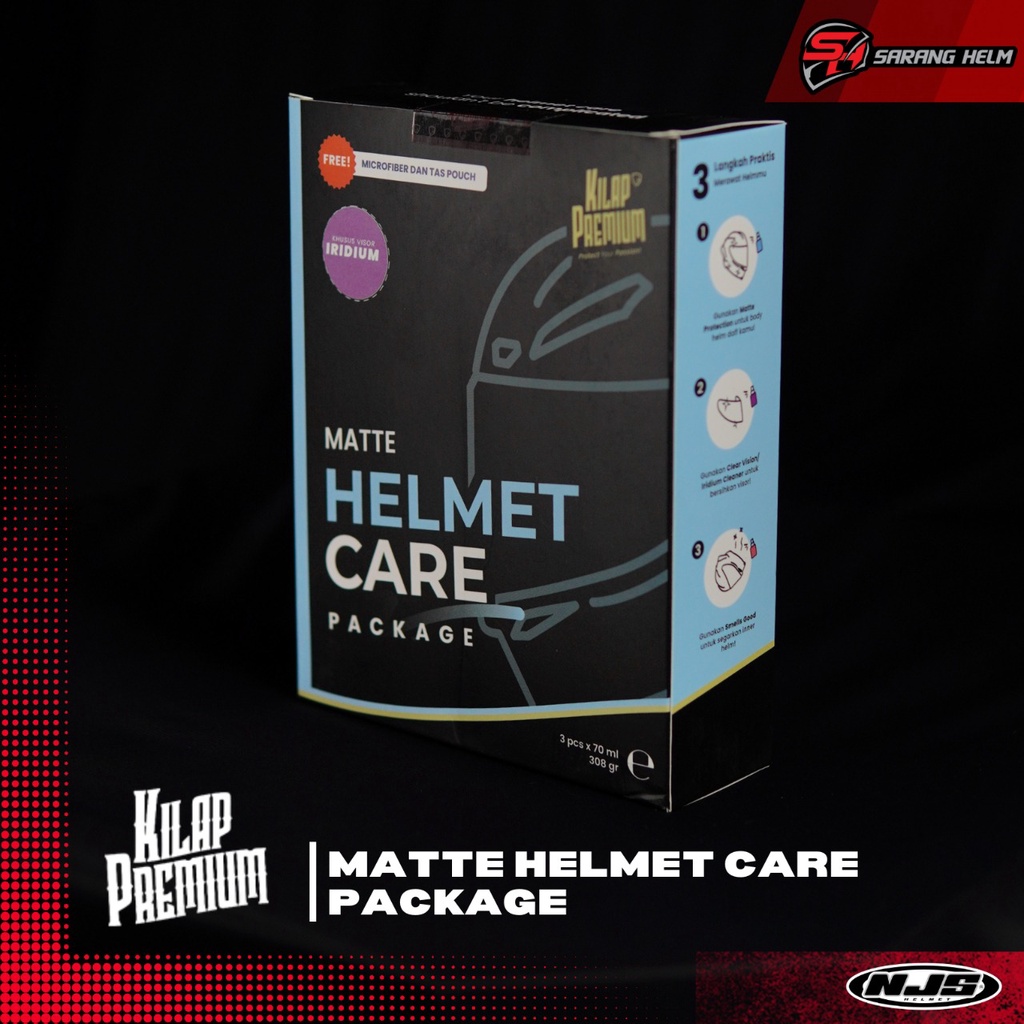 Helmet Care Package By Kilap Premium