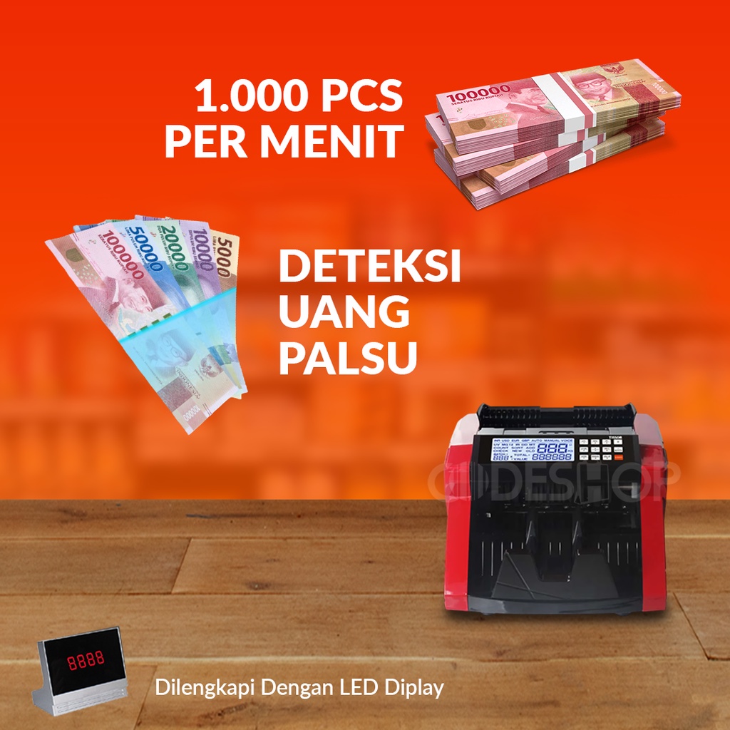 MESIN HITUNG UANG TISSOR T1100L CEPAT DAN AKURAT TERMURAH T1100L