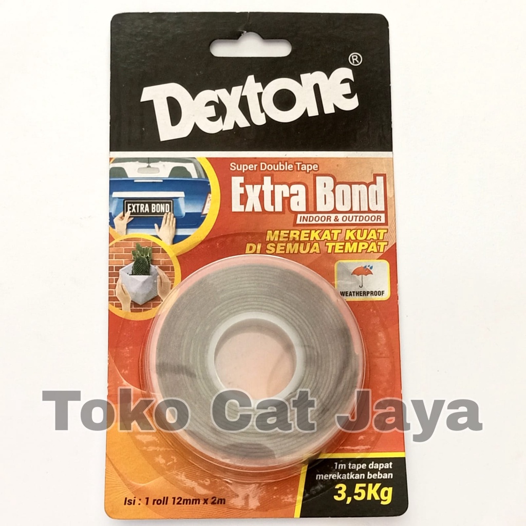 DEXTONE DOUBLE TAPE EXTRA BOND OUTDOOR INDOOR TRASNPARAN