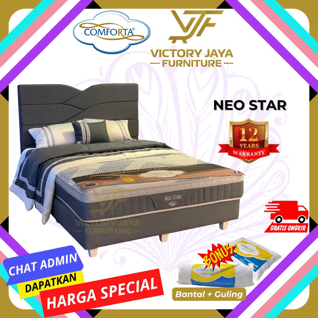 Kasur Spring Bed Comforta New Neo Star (Full Set)