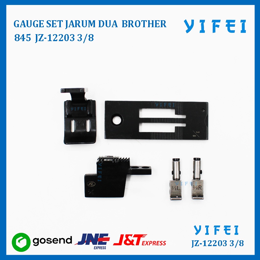 GAUGE SET JARUM DUA BROTHER 845 YIFEI-12203 3/8