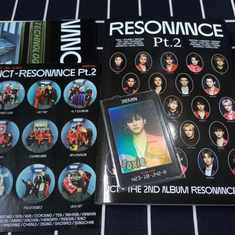 [ready] unsealed ac jaemin nana access card album resonance pt.2 arrival