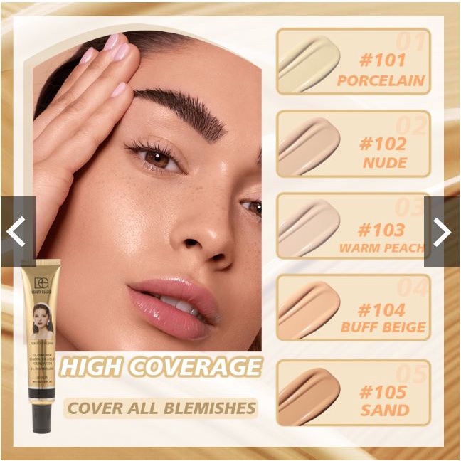 (READY &amp; ORI) Beauty Glazed Tender The Skin Liquid Foundation Gold B86 B 86
