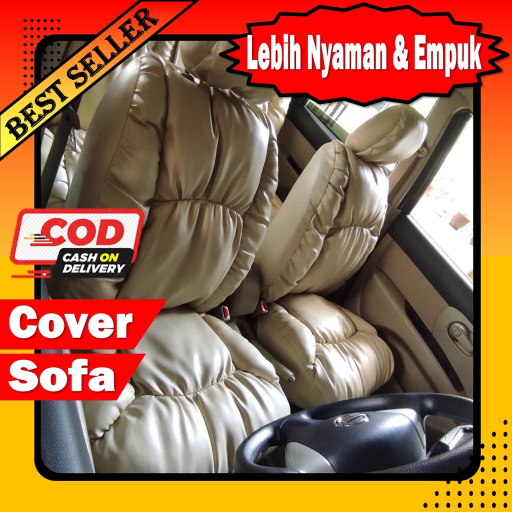 Sarung Jok Mobil Model Sofa Ayla Agya Jazz Yaris Brio March Swift Bahan Oscar