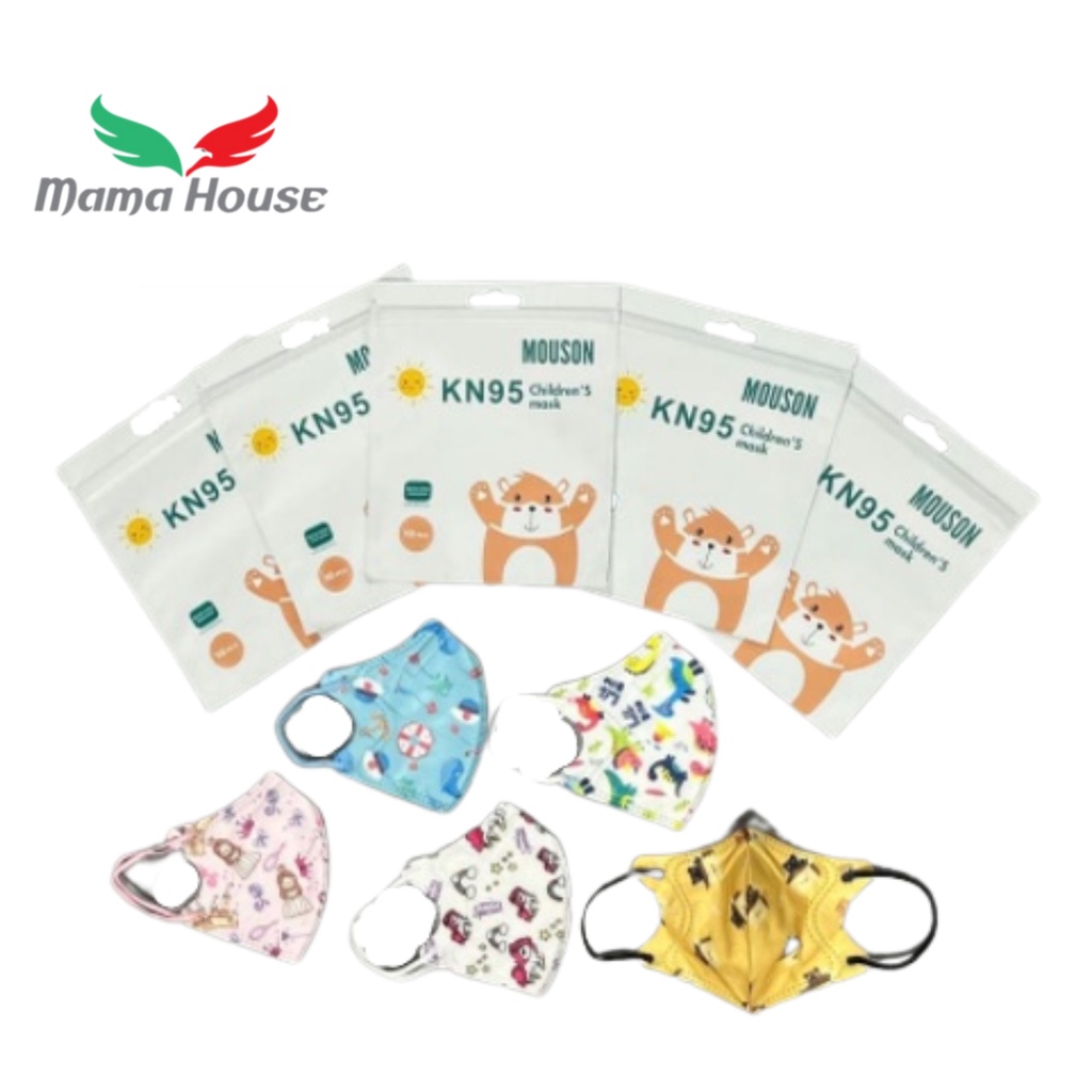 [MH] Masker Kn95 Anak Mouson 3Ply Protecrive 10Pcs Mask