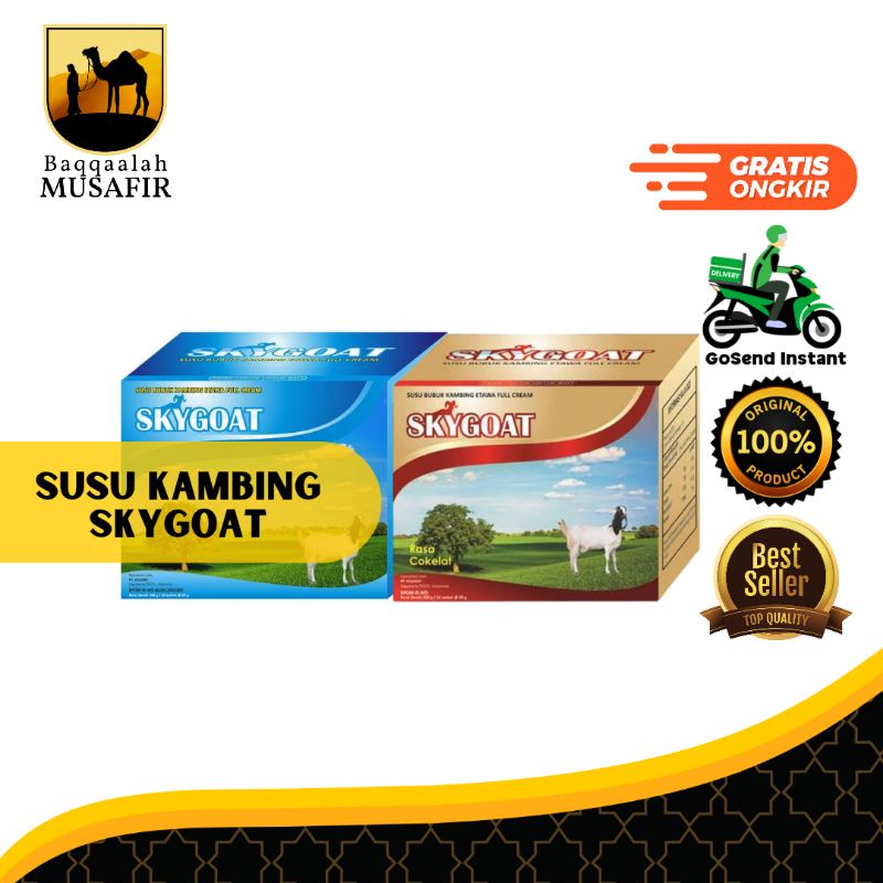 

Susu Kambing Etawa Sachet Bubuk SKYGOAT ORIGINAL 1 Box isi 10 Sachet