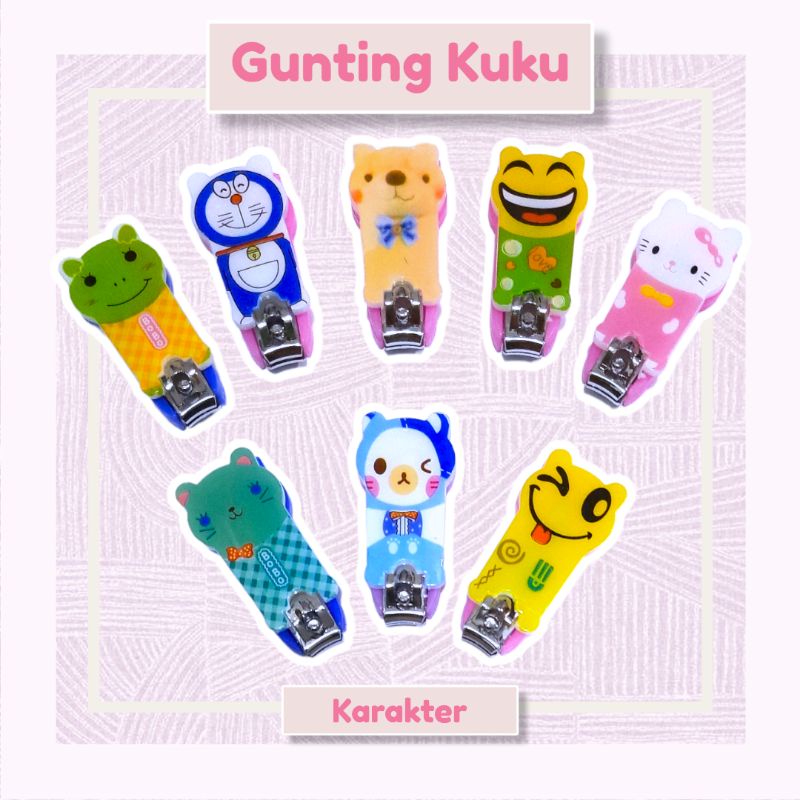 Gunting Kuku Karakter Lucu / Cartoon Nail Clipper Manicure Pedicure