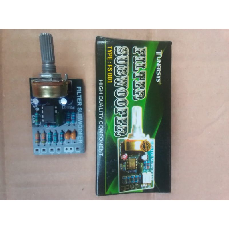kit filter subwoofer tunersys fs 001