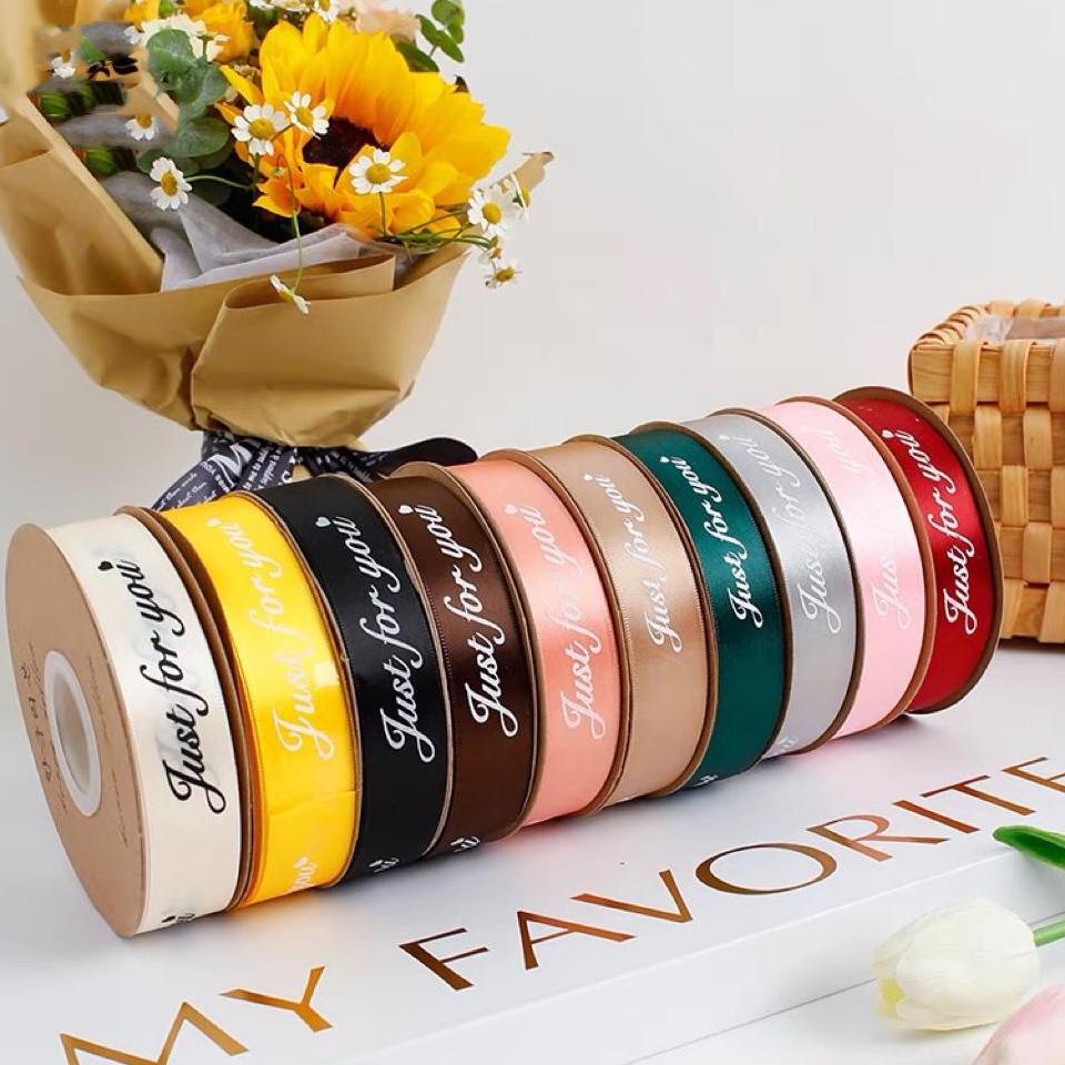 

Buruan Beli H66KT UM121 Pita Satin Roll Motif Just For You/Pita Kado 2.5cm/Pita Dekorasi Buket 73 Kirim Langsung
