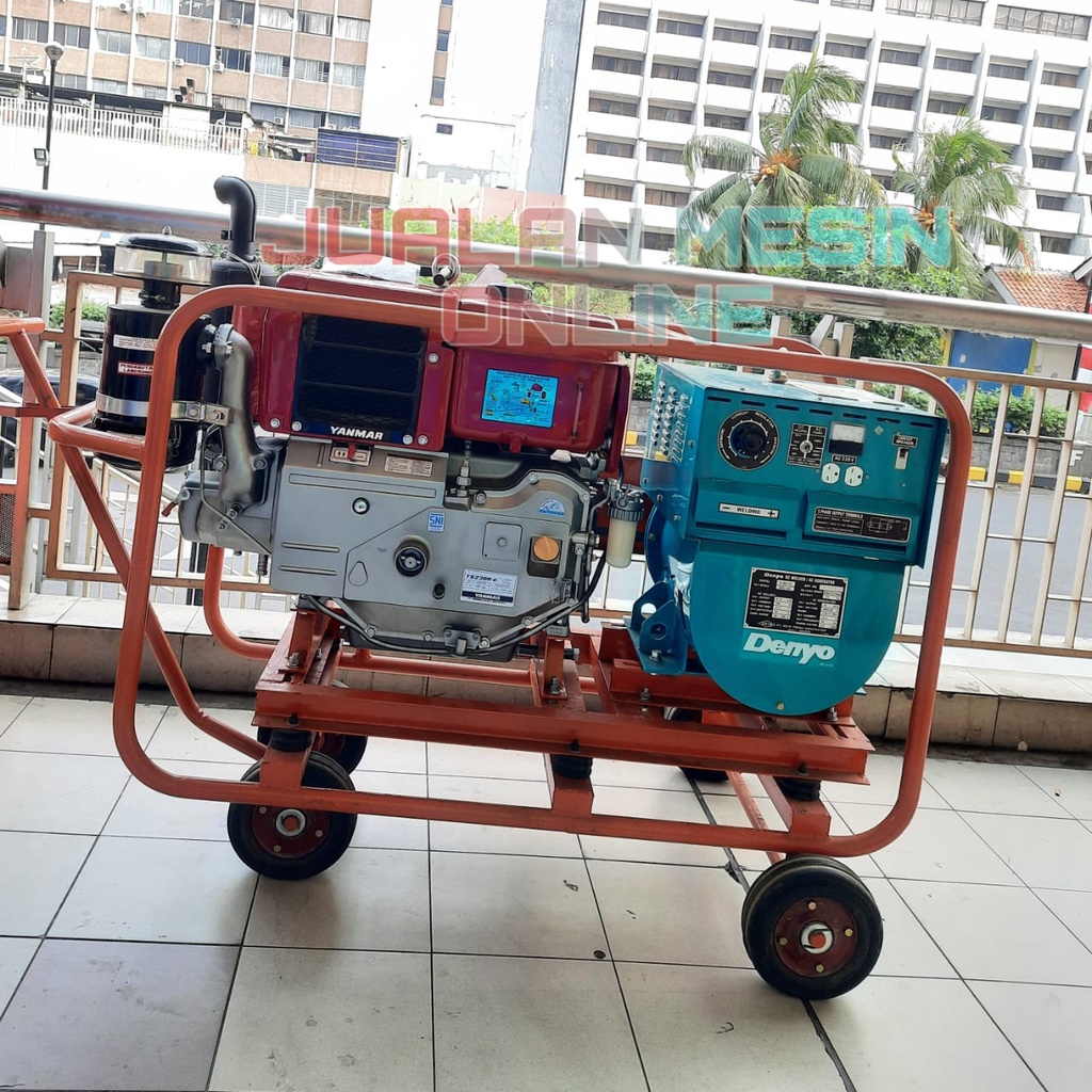 Jual Genset Las Denyo Amperen Engine Yanmar Hp Ts R Di