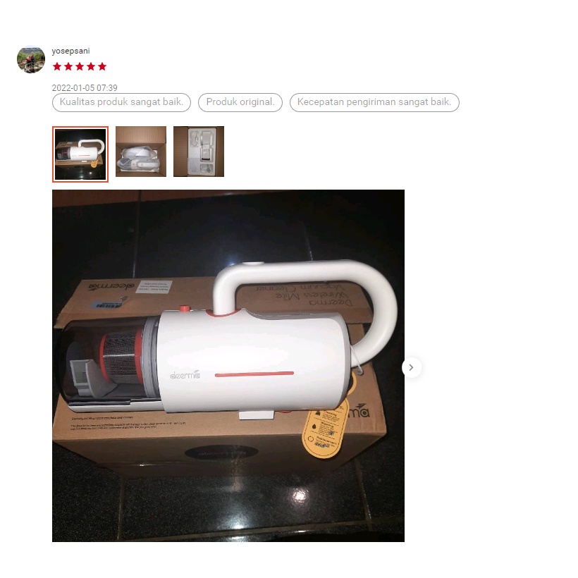 Deerma Vacuum Cleaner UV Penyedot Debu CM1900 CM 1910 Tungau