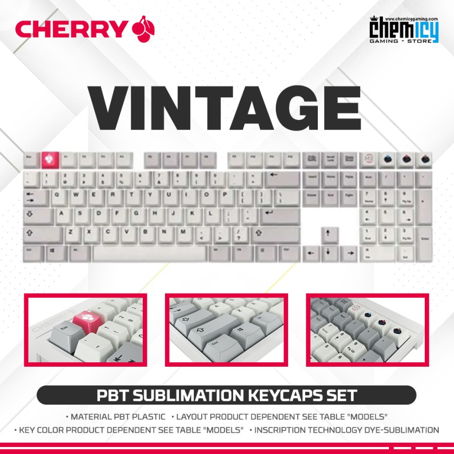 Cherry MX G99-109 Vintage PBT Keycaps
