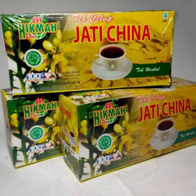 Beauty Jaya - TEH DIET PELANGSING DAUN JATI CINA CELUP PENURUN BERAT BADAN PELANGSING HERBAL (READY)