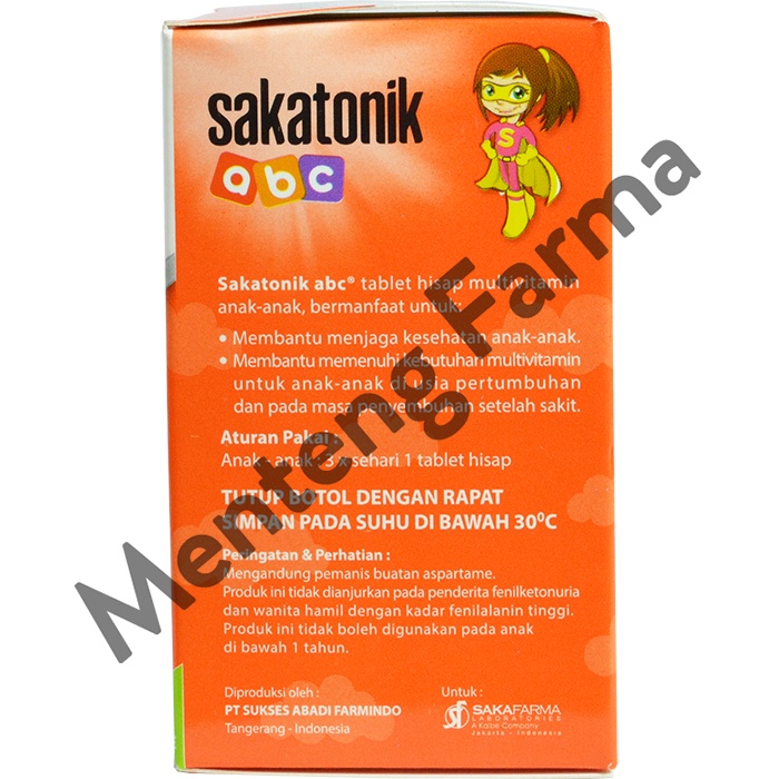 Sakatonik abc Rasa Jeruk - Multivitamin Pertumbuhan Anak