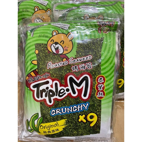 

Triple M Roasted Seaweed Original Grilled Squid