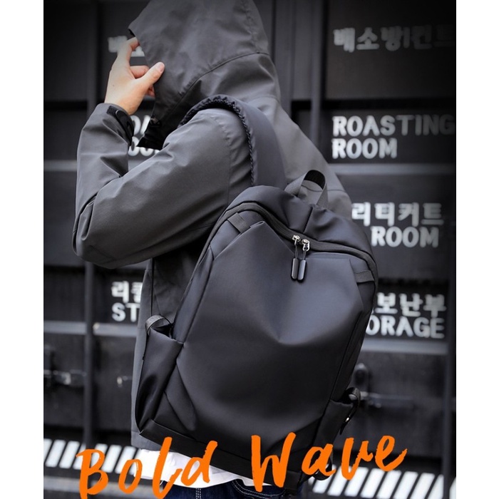 GRATIS ONGKIR  Ransel Import Bold Wave Nylon Waterproff Laptop s.d 15,6 Inchi BP 68