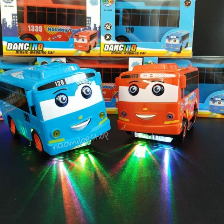 Murah MAINAN TRUK OLENG MAINAN TAYO OLENG DANCING ROBOT MOBIL BUS TAYO ADA LAMPU DAN MUSIK