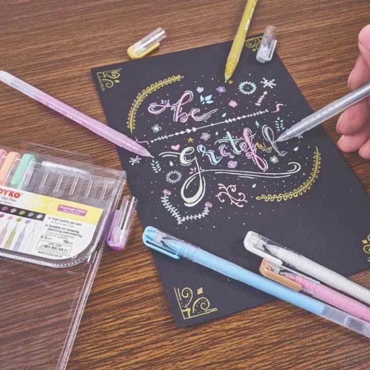 

Super Promo Joyko Color Pastel Gel Pen GPC-299 Premium Color Set 10