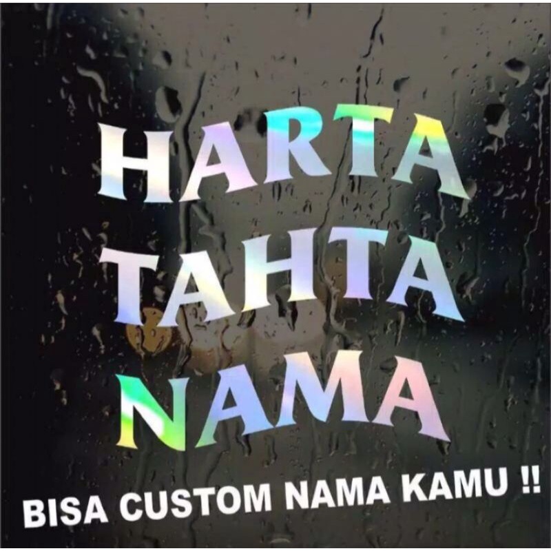 

stiker harta tahta custom/stiker cutting/sticker