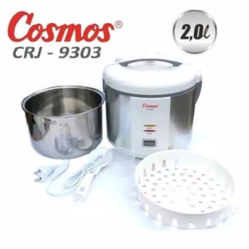Maspion Magic Com Rice Cooker MRJ 1003 TSS 1 Ltr Panci dan Body Stainless Steel