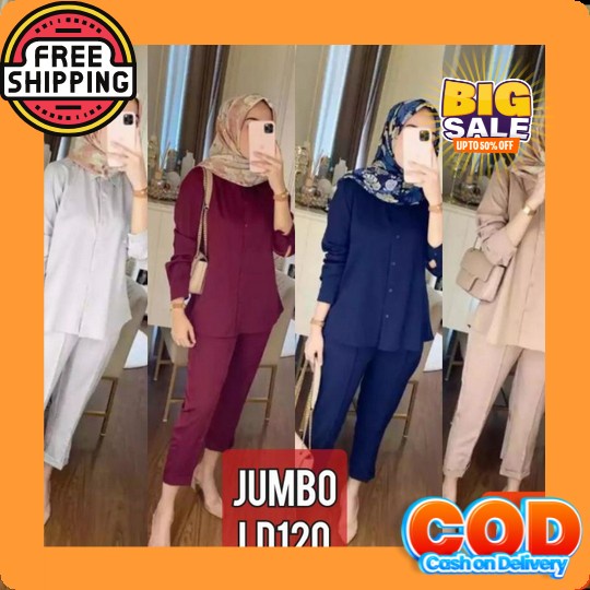 Velove Set / Setelan Wanita Dewasa Terlaris 2022 Atasan Dan Celana Bahan Babyterry / Pakaian Set Cew